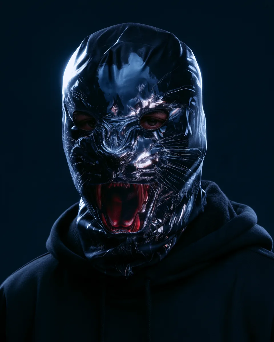 MOGUAR Balaclava, worn.
